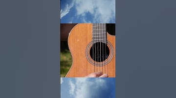 Have You Ever Seen Such a Beautiful Guitar Vibrating Strings - 4k  Rolling Shutter Effect