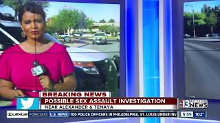 Police investigate sexual assault in northwest Las Vegas park