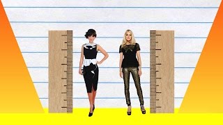 How Much Taller? - Zooey Deschanel vs Fearne Cotton!