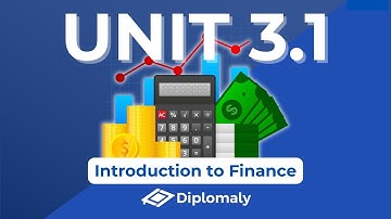 Unit 3.1: Introduction to Finance - IB Business Management