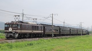 EL世界遺産1周年記念号EF64-1001とEF64-37単機回送20150621