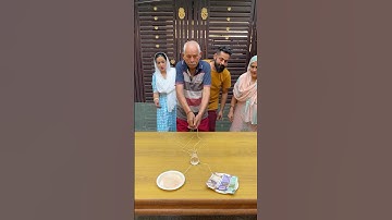 Pull the rope and find the stuff challenge, too exciting #partygames #funny #games #trending