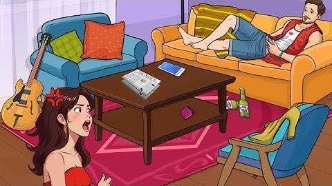 Frustrating puzzle level 17 find proof of the guys cheating Walkthrough Solution