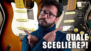 Fender Strat Vintera o Player Plus: quale comprare?