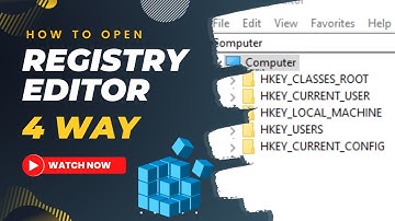 How To Open Registry Editor on Windows 4 Ways
