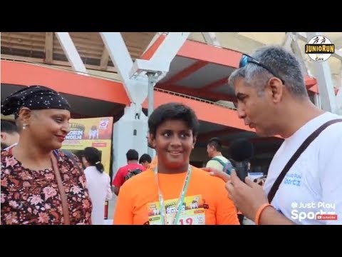 Inspiring words from participant's mother in Juniorun New Delhi 4th Ed running team