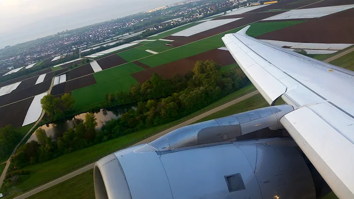 ROARING AIRBUS TAKEOFF | Early Morning Lufthansa Airbus A320 Departure at Stuttgart Airport