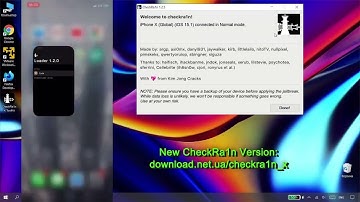 iOS 14.8 - 15.2 Jailbreak Windows With {Checkra1n 0.12.5 Mod 2022}