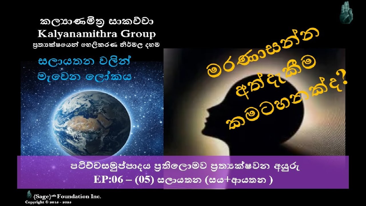 DO:(06) සලායතන (සය+ආයතන ) පටිච්චය ප්‍රත්‍යක්ෂ කරගත යුතුයි  #buddhism #australia #motivation #tolle