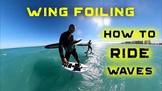 How to ride waves WING FOILING