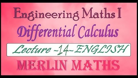 Problem under two parameters connected by a relation - Engineering Maths1 - unit3- English
