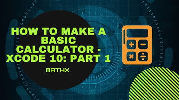 How to Make a Basic Apple Calculator - Xcode 10: Part 1 (Number Pad Functionality) | TekkinLife