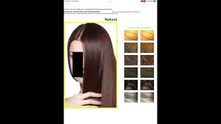 Manual Instruction in Using iHairColor App for Hair Colour Match Analysis screenshot 5
