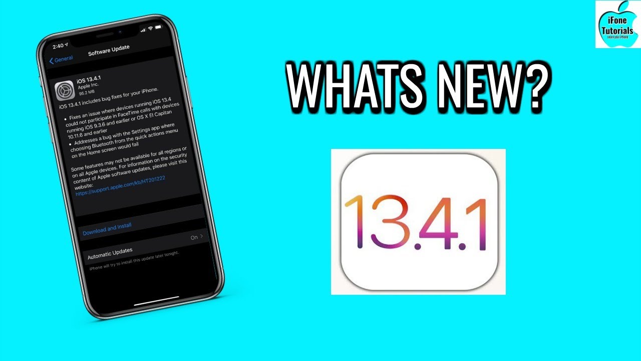 WHATS NEW IN iOS 13.4.1? IPHONE X IFONE TUTORIALS