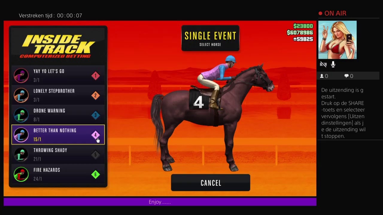 GTA 5 CASINO HORSE RACE MONEY GLITCH YouTube