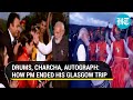 PM Modi plays drums with Indian community in Scotland