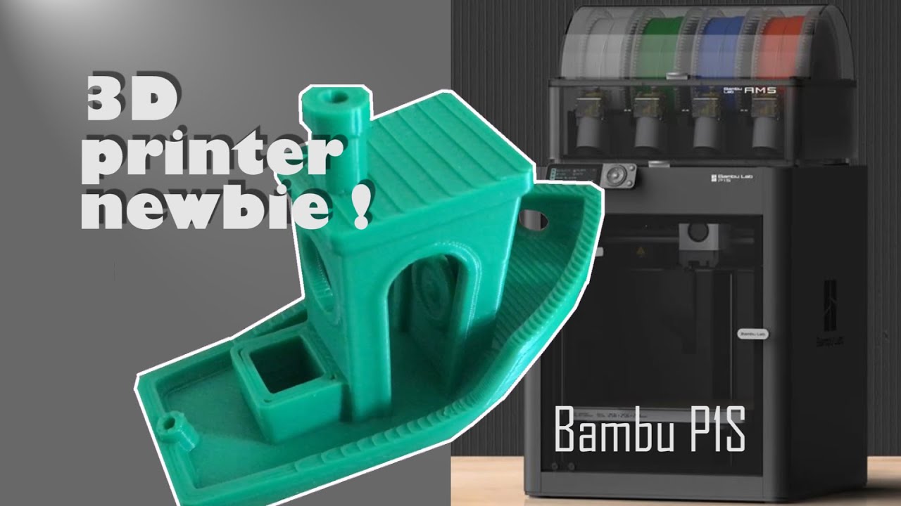 Never 3D printed anything! My new Bambu Lab P1S ! - YouTube
