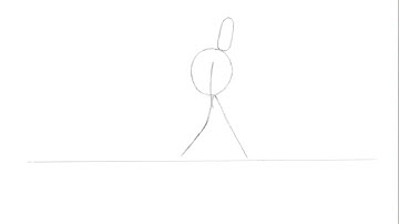 Walking cycle - Lightbox animation