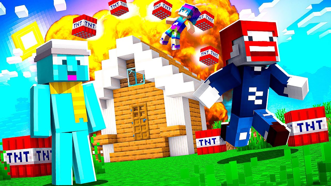 BENX UND GAMBOS TNT PRANK! - Minecraft Evolution