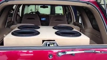 4 PACK of Rockford Fosgate P3 12 inch Subwoofers