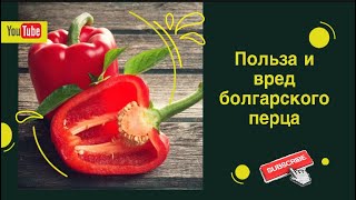 Польза и вред болгарского перца / как он влияют на организм?