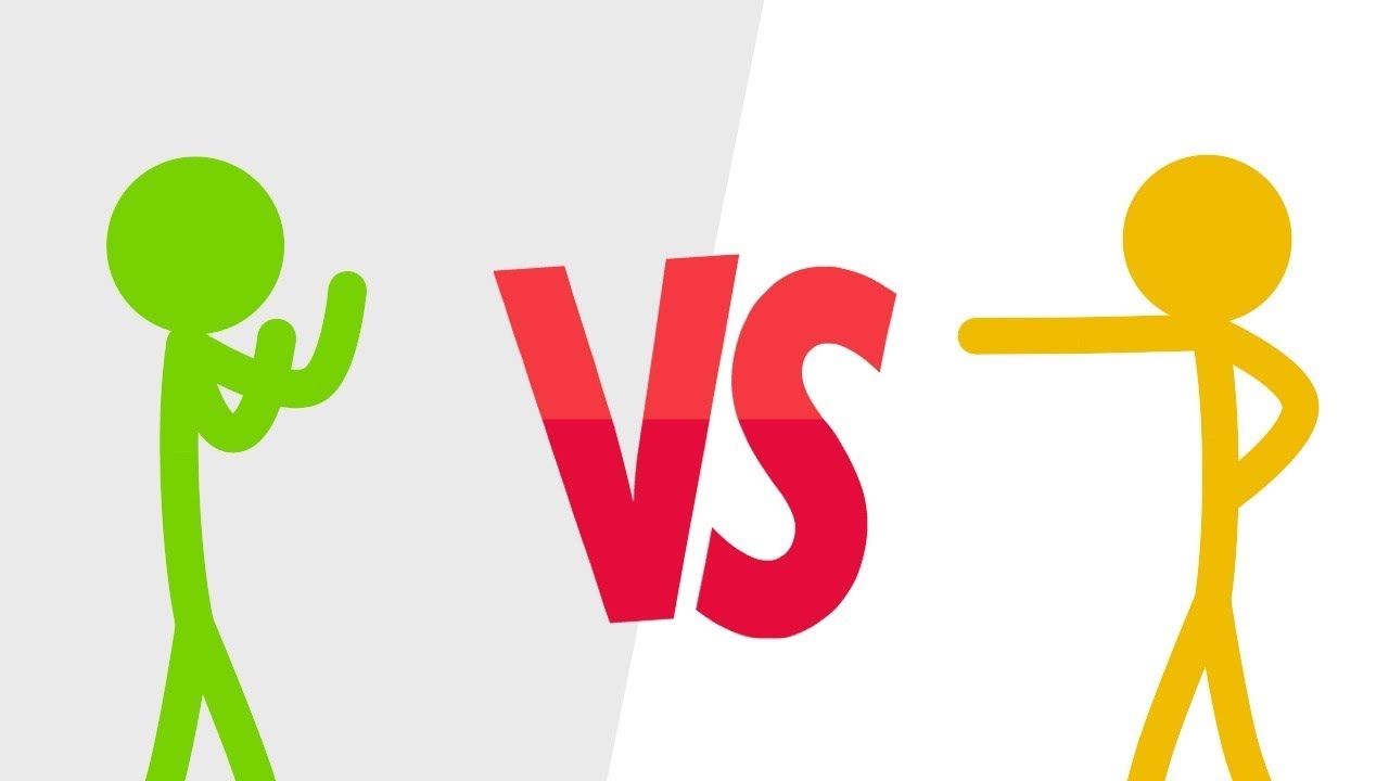 Green vs. Yellow Stickman Animations YouTube