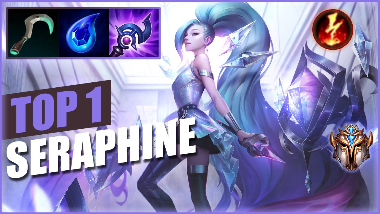 [Wild Rift] Seraphine Top 1 - RUSH Challenger ranked game + build - YouTube