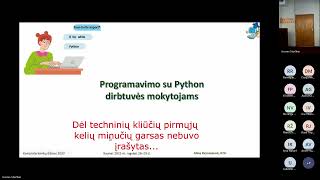 Programavimo „Pythonu“ dirbtuvės