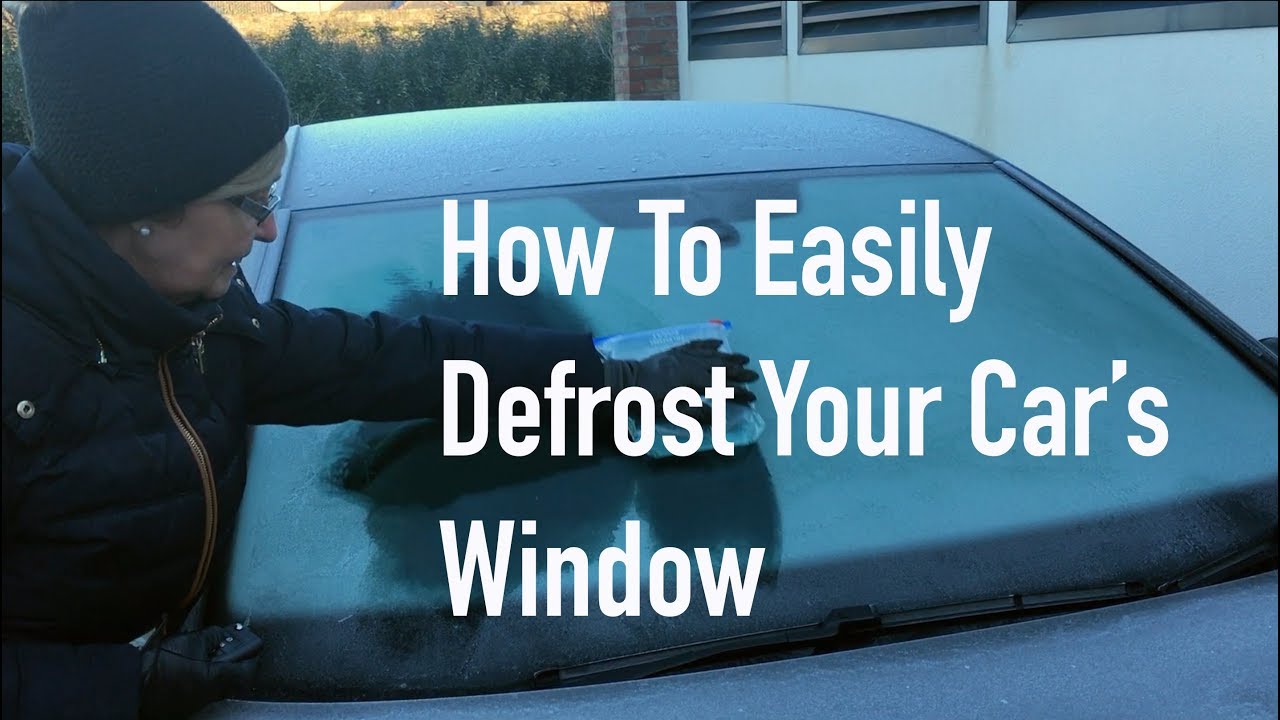 How to Easily Defrost You Car's Window Screen YouTube