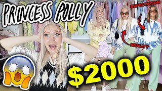 $2000 PRINCESS POLLY HAUL!!! HUGE HAUL AND TRY ON 2021