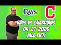 Tampa Bay Rays vs Cleveland Guardians 4/27/26 MLB Pick &amp; Prediction | MLB Betting Tips