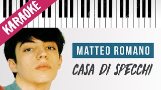 Video-Miniaturansicht von „Matteo Romano | Casa Di Specchi // Piano Karaoke con Testo“