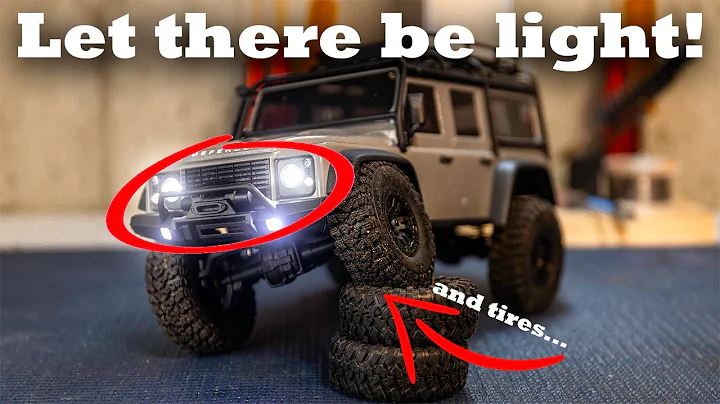 TRX4M Traxxas Pro-Scale Light Kit and Injora Tire install