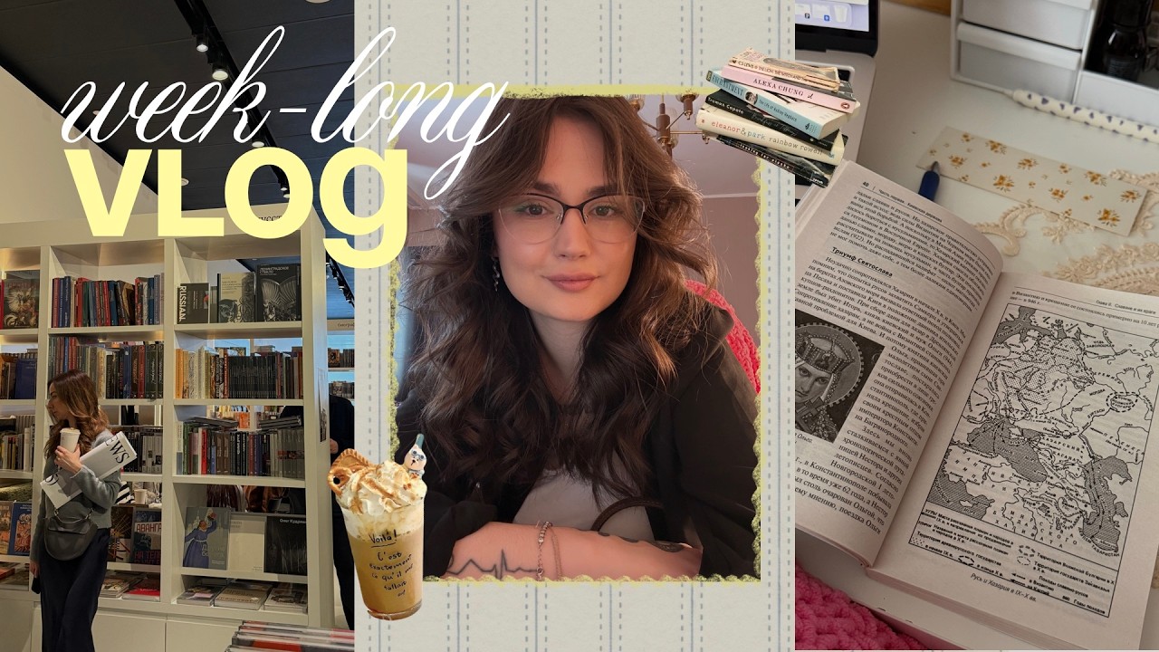 Weekly vlog | учеба, поход на выставку, обновления к весне 🍃💕