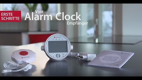 Erste Schritte Visit Alarm Clock-Empfänger (DE)