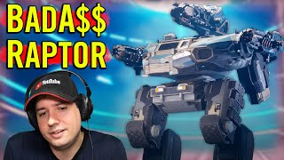 NEW Raptor Mk3 - How ridiculous is it? War Robots Live Gameplay