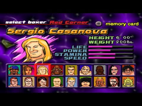 Contender 2 (Victory Boxing Contender) All Characters [PS1]