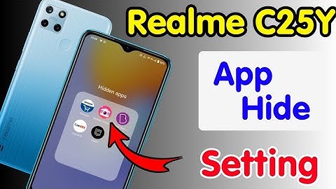 realme C25y Mein app hide kaise Kare | how to hide app in Realme C25Y/realme c25y App hide setting