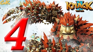 Knack 2 (Chapter 4 : Targun Ruins COMPLETE) PS4 PRO STORY Campaign Gameplay 1080p Walkthrough