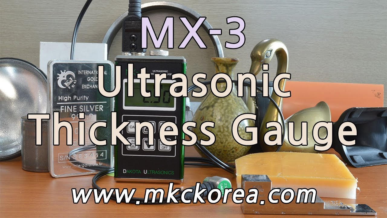 [25] MX-3 Ultrasonic Thickness Gauge - YouTube
