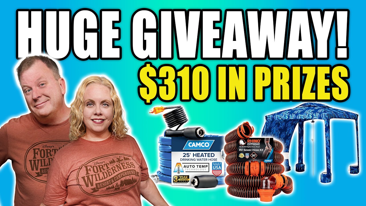 HUGE RV Camping Giveaway — $310 in FREE Prizes! - YouTube
