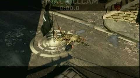 CoD Black Ops: Across the Map Tomahawk Bank Shot Game Winning Killcam