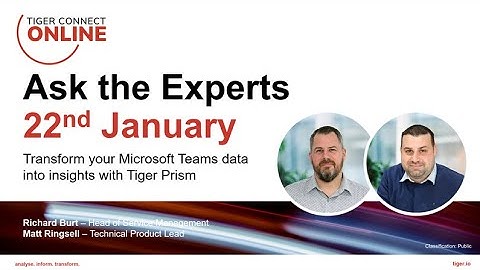 Transform your Microsoft Teams data into insights with Tiger Prism 