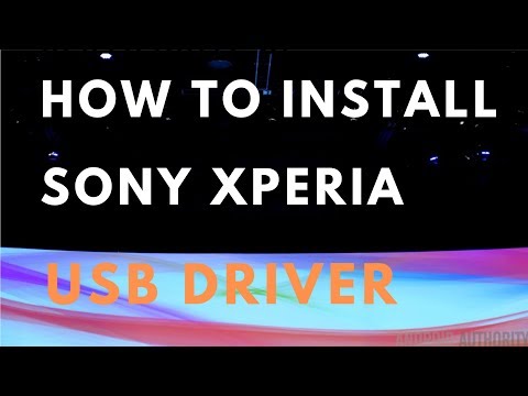 How to install Sony Xperia driver manually