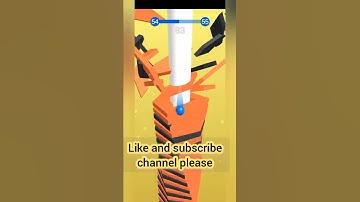 stack ball gameplay | level 54 | #shorts | #short | #gaming | #ytshorts | #childrengame