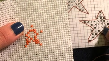 FOLLOW A CROSS STITCH PATTERN