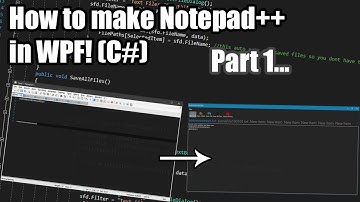 C# - How to make Notepad++ in WPF (WPF notepad 