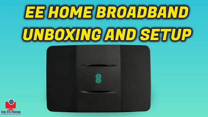 EE HOME BROADBAND UNBOXING AND QUICK SETUP GUIDE