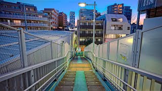 Tokyo day to night walk in Meguro, Japan • 4K HDR