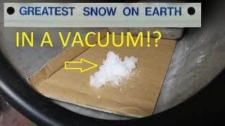 Snow In A Vacuum Chamber